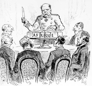 Kongokonferenz 1884 / Franz.Karikatur - Congo Conference 1884/ French caricature -